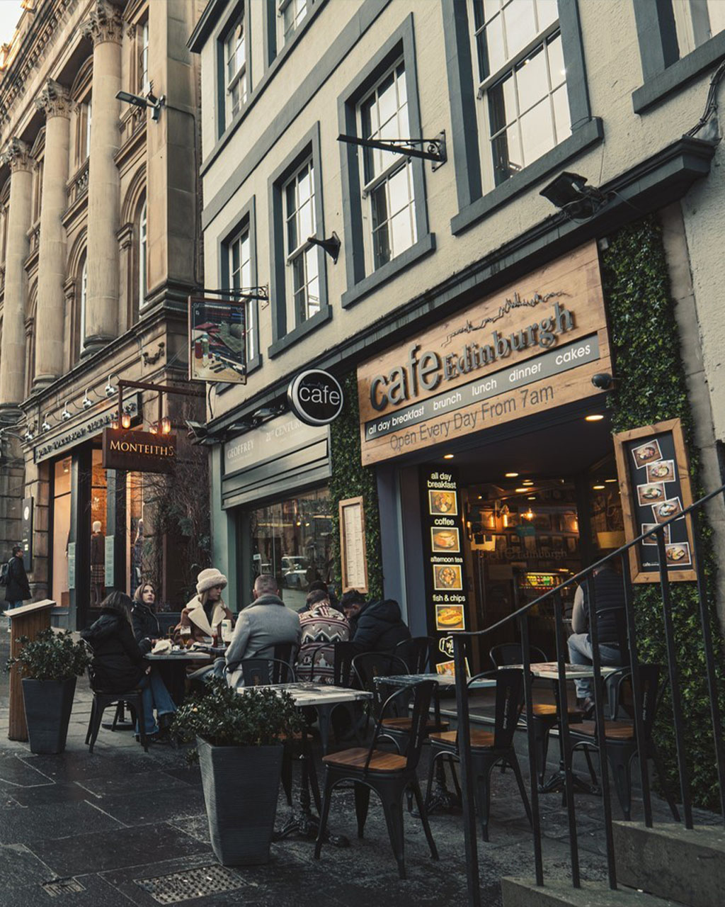 Edinburgh at dusk